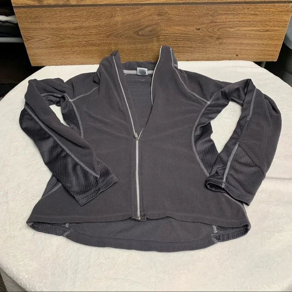 Everlast gray fitted fleece full zip jacket size S - Picture 10 of 10